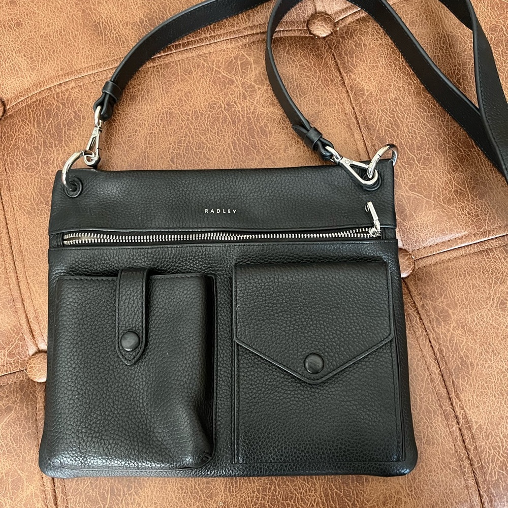 RADLEY LONDON Crossbody Black pebbles leather  Bag Wilton Way